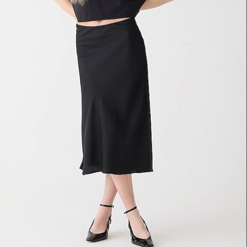 J.Crew Black Gwyneth Skip Skirt, Sz M, EUC